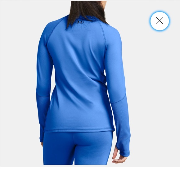 Pristine Coral Under Armour ColdGear Funnel Neck Top - Picture 6 of 6